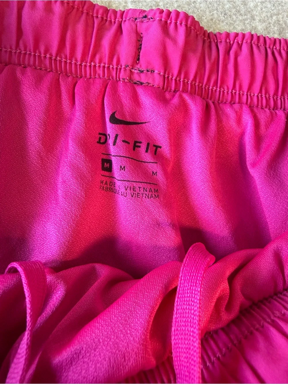 Nike Women’s‎ Black Athletic Shorts with Pink and White Accents